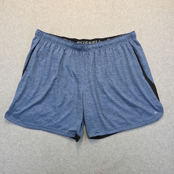 Russell Athletic Other - Russell Athletic FreshForce Shorts Men’s 3XL Blue Moisture Wicking
